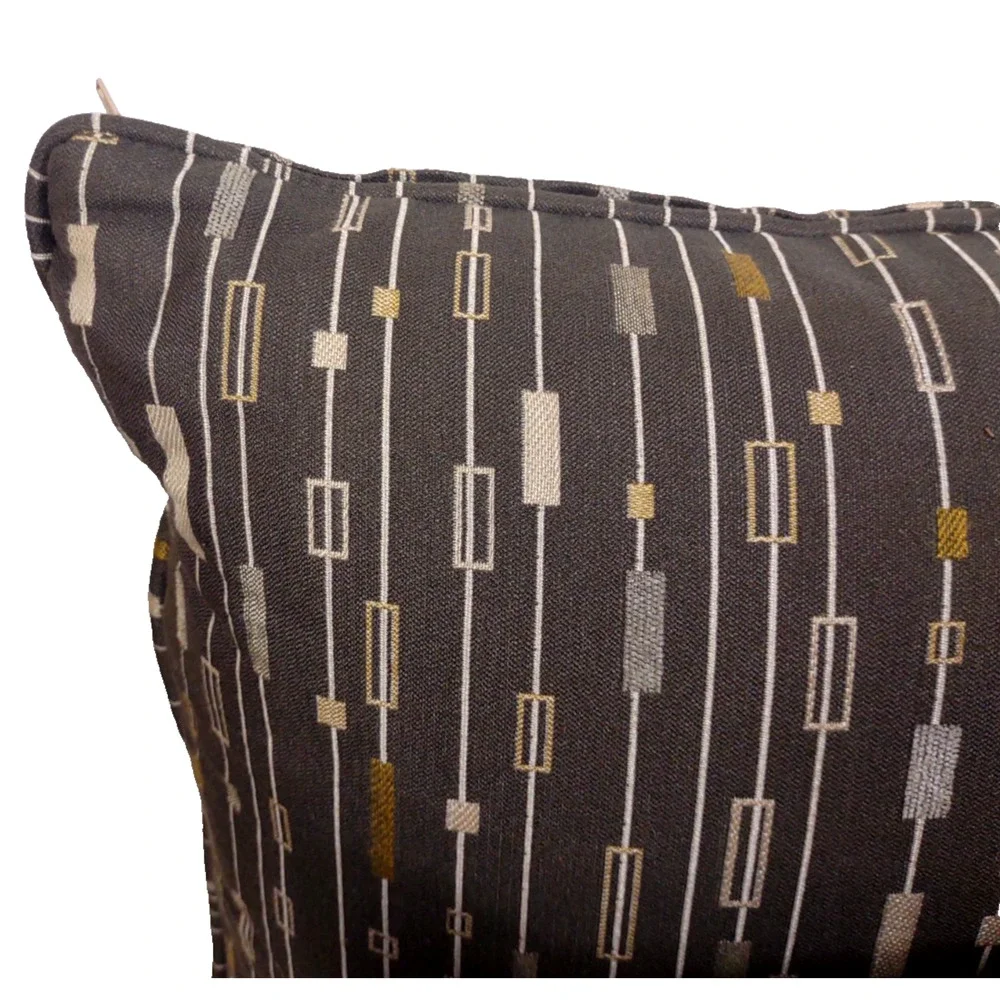 2 Pc William's Lina Multicolored Geometric Outdoor Throw Pillows Polyester 18x18